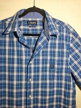Mens Champ button up Shirt Large Casual Business Work